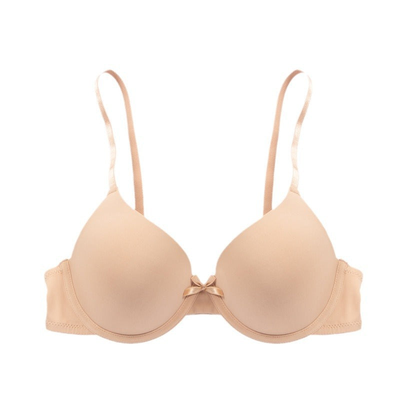 popular nylon molded cup intimatesplus size adjustable anti-sagging bra push-up women's intimates