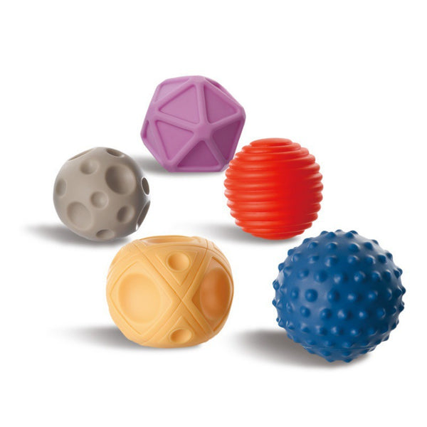 Cross-border  infant puzzle animal stacking music synesthesia ball cognitive relief DIY soft rubber building block toy