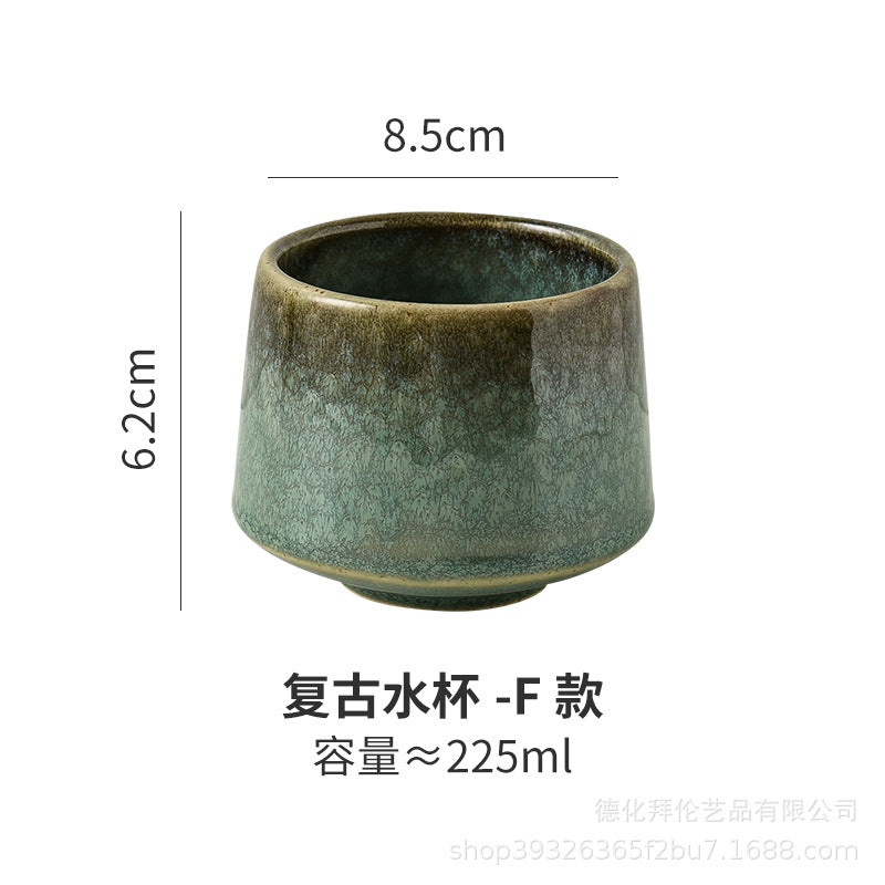 Japanese kiln matcha cup creative large for home tea cup office coffee cup stylish ceramic cup