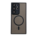 Suitable for samsung s23ultra skin-feeling frosted mobile phone case s25 ya shield magnetic lens protective case s23plus soft