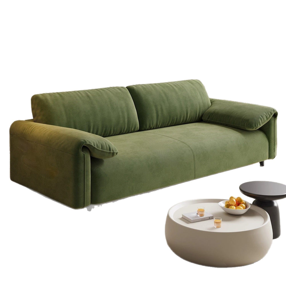 Sofa living room small apartment 2026 new arrival rental room double three-person rest area elephant ears lazy fabric sofa