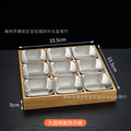 Nine grids + square box [silver]