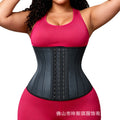 [200 pieces customized] latex girdle abdominal belt sports shaping belt 25-bone waist belt white latex waist belt