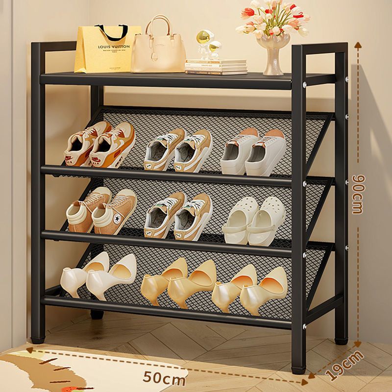 Ultra-slim multi-tier rotating shoe rack: the must-have storage solution for entryways and dorms. simple, modern design
