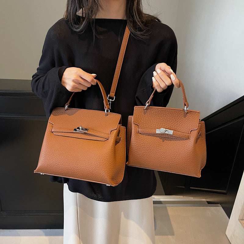 Premium women's big bag 2025 popular new trendy fashion portable large capacity shoulder bag versatile messenger bag