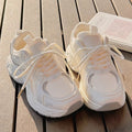 Dad shoes for women, 2026 spring/summer new collection, breathable mesh sneakers with chunky platform soles for added height, perfect for pairing with skirts, athletic and casual style