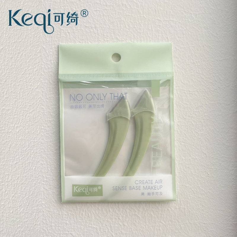 Keqi eyebrow trimming scissors suitsecurity macro oblique eyebrow trimming blade eyebrow scraper beauty tool manufacturer wholesale