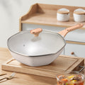 Medical stone non-stick pot octagonal pot for home kitchen wholesale pot cooking pot flat bottom pan induction cooker neutral cooking pot
