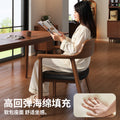 Solid wood chair, vintage dining chair, for home dining table and chair, new casual hiroshima chair, casual armchair, negotiation desk chair