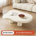 Scandinavian modern casual cloud coffee table living room for home small apartment special-shaped tea table cream style popular tableaccessible luxury
