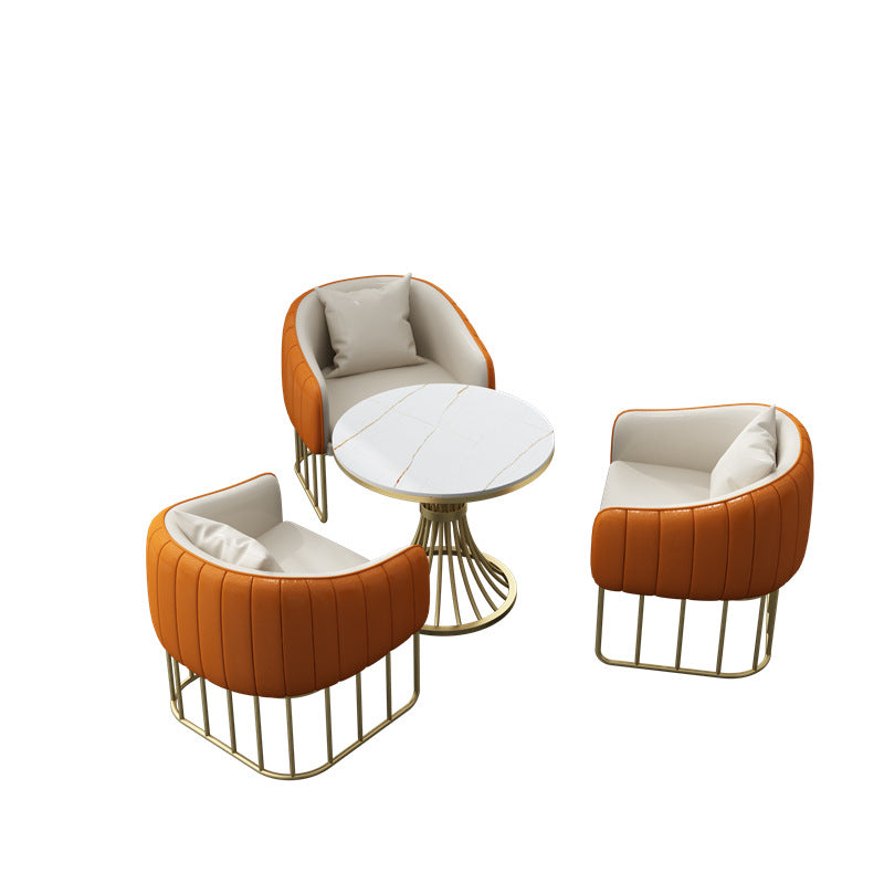Negotiation table and chair combination sales office hotel rest area beauty salon photo studio reception sofa casual coffee shop booth