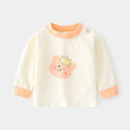Orange trim (kitten print oversized top)