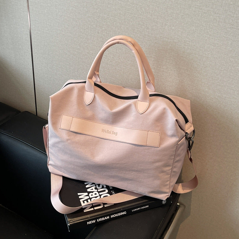 One-shoulder crossbody travel bag Women's large-capacity yoga fitness bag Men's dry and wet separation Lightweight portable short-distance duffel bag