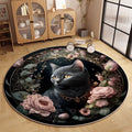 cat round carpet living room sofa coffee table floor mat hanging basket rocking chair foot pad bedroom bedside blanket