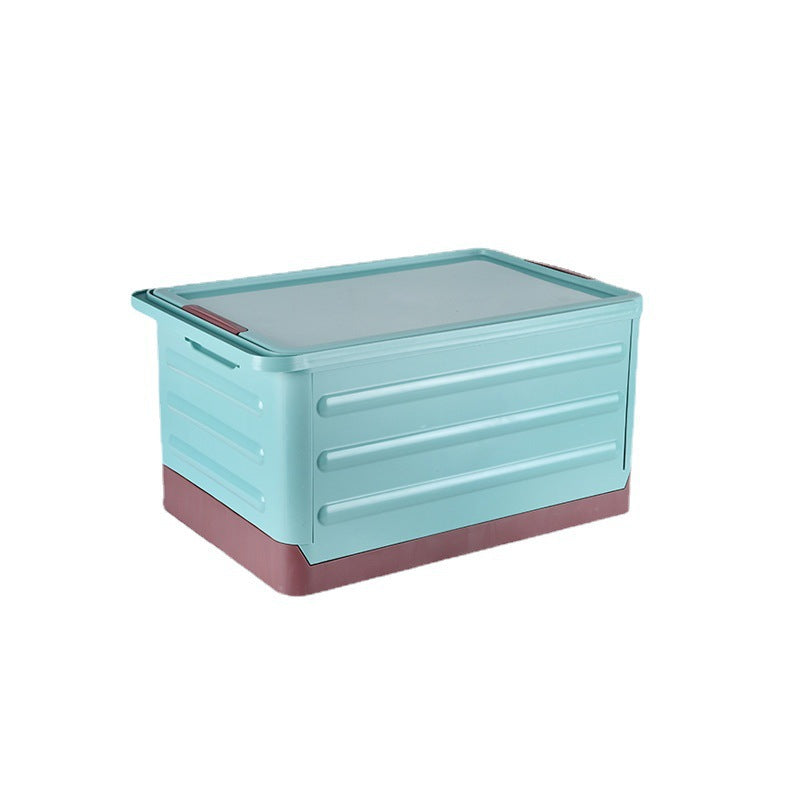 Living room storage box with wheels, foldable book box, toy classroom storage box, clothes for home storage handy gadget box