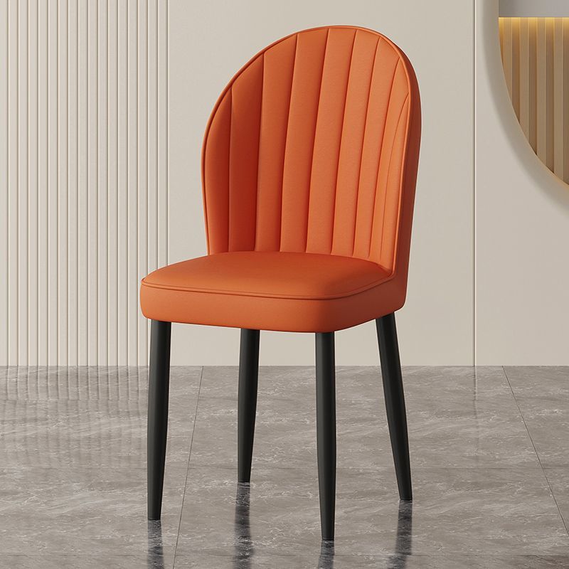 Cream style Nordic light luxury dining chair Home simple modern restaurant Makeup stool Leisure table and chair Hotel chair arc