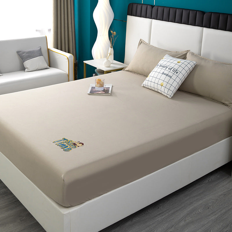 Printing fitted sheet bed cover simmons protective dust cover all-inclusive elastic bed cover that won't pill or shrink