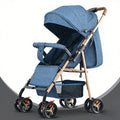 Baby stroller - lightweight, foldable, reclining, two-way, four-wheel pushchair - one-click fold - dropshipping available