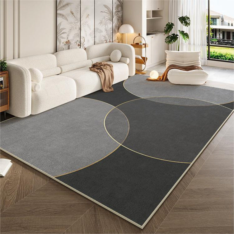 Cream style living room carpet accessible luxuryclassy sofa coffee table blanket for home non-slip carpet foot pad bedroom bedside blanket