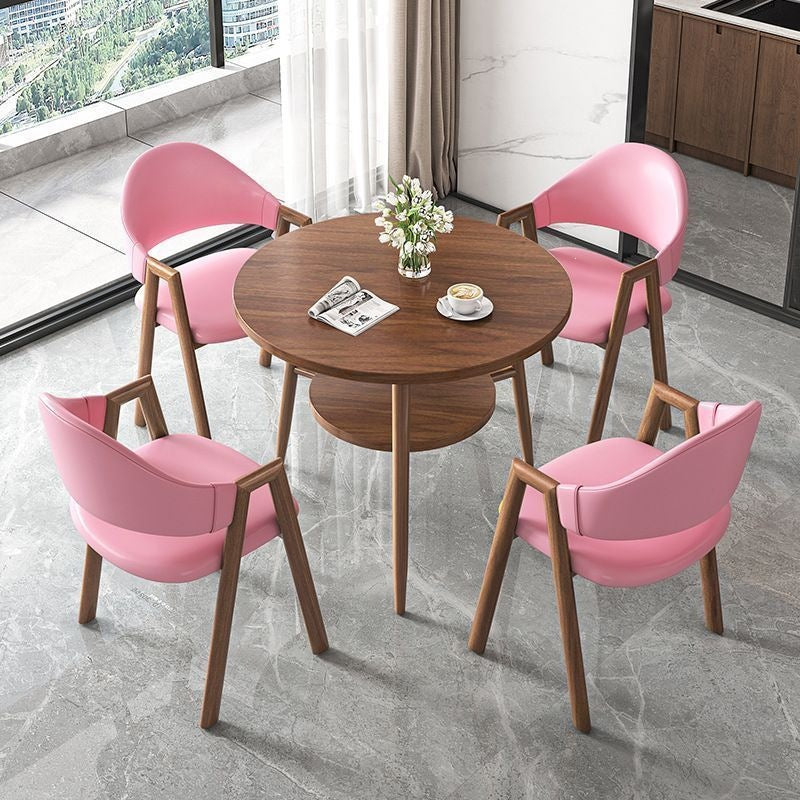 Scandinaviancasualcasual reception negotiation table and chair combination milk tea coffee shop apartment b&b dining table balcony small round table