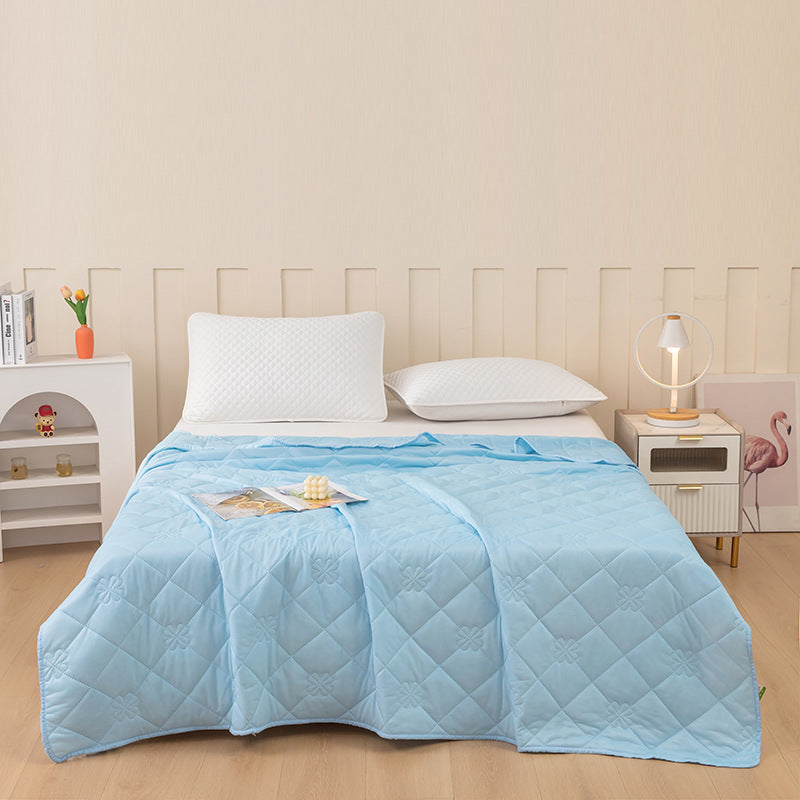 New arrival cool silk summer quilt summer cool quilt air conditioning quilt quilt gift summer quilt gift box pure color summer cool quilt washable