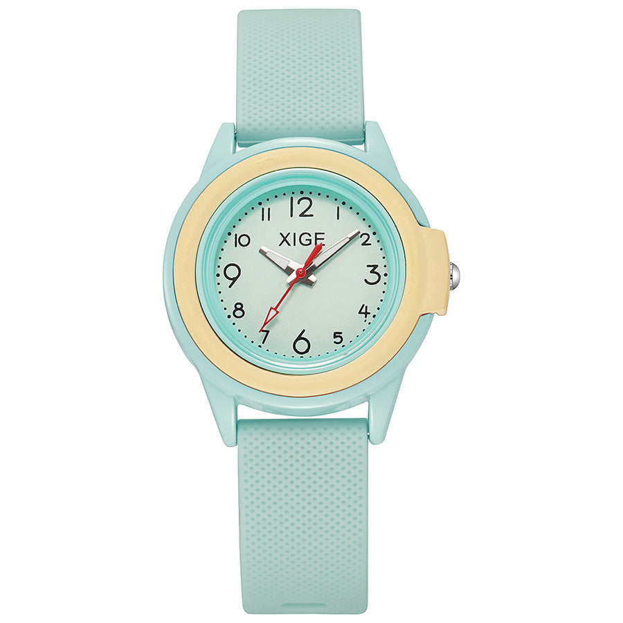 New minimalist digital exam-specific student watch, candy color couple's niche waterproof quartz watch, women's watch wholesale