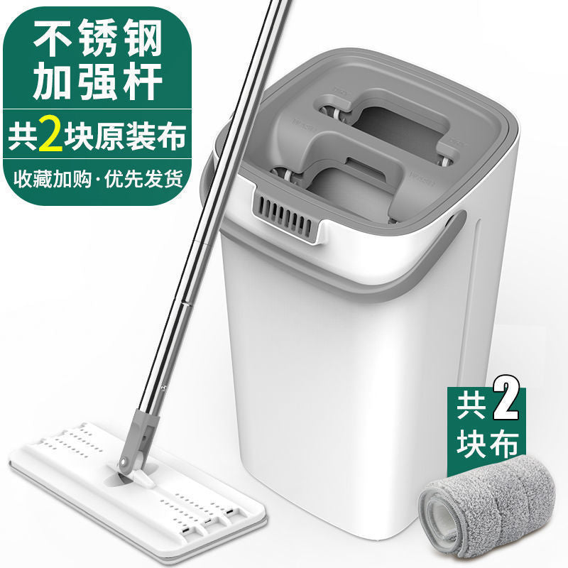 Scratch-off lazy mop for home one mop for dry and wet use mop hand-washable for home lazy flat mop mop
