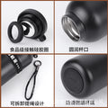 316 double-layer vacuum sports thermal water cup outdoor cycling hiking water bottle with rope popular cup engraved logo