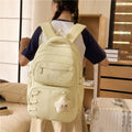 Wholesale 2025 new korean style ins fresh girl backpack outdoor casual double shoulder bag junior high school student bookbag
