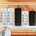 European power strip, european standard wiring, russian, german, korean round european standard switch, for home socket, multiple usb