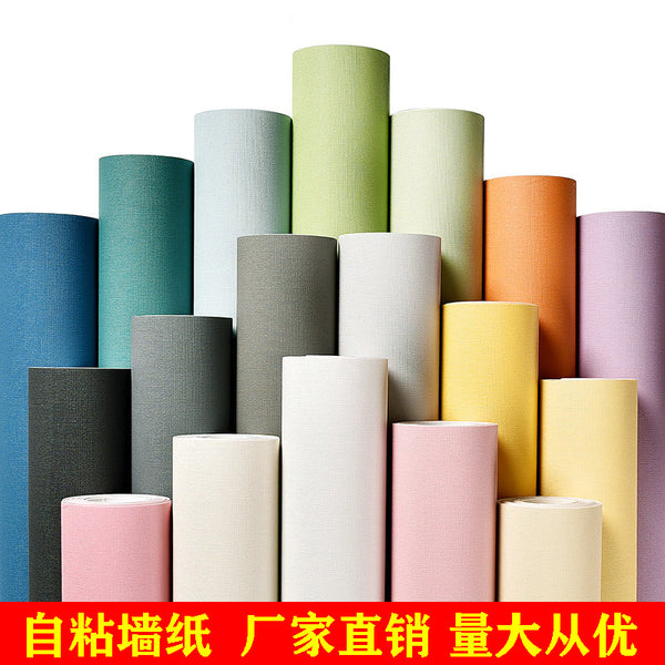 [Quality Enjoy Home] Home Textiles Home Decoration-Simple Style _ Wall Sticker Self-Adhesive Wallpaper Bedroom Rental Room Waterproof Renovation Paper