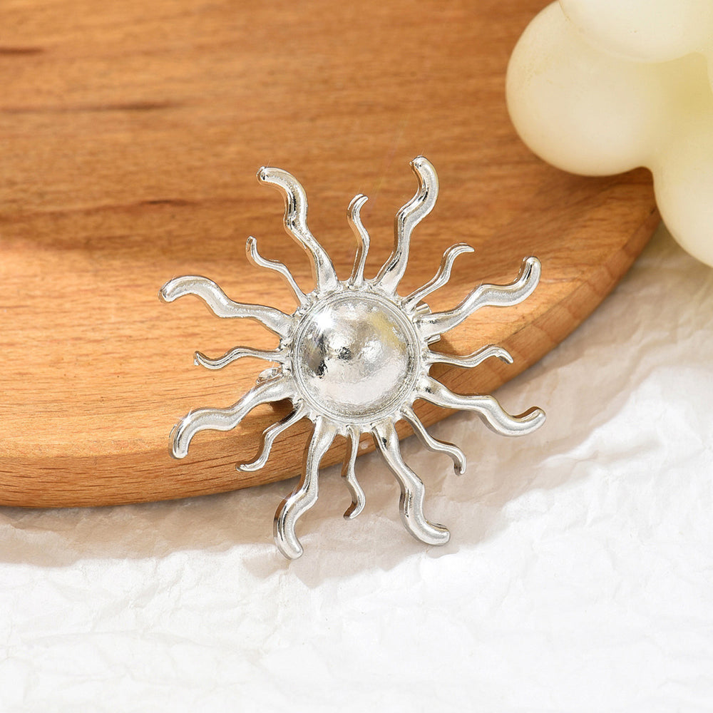 Wholesale sunflower brooches - european & american style, versatile metal fashion accessories for women, swallow & bird design, perfect for clothing and outerwear