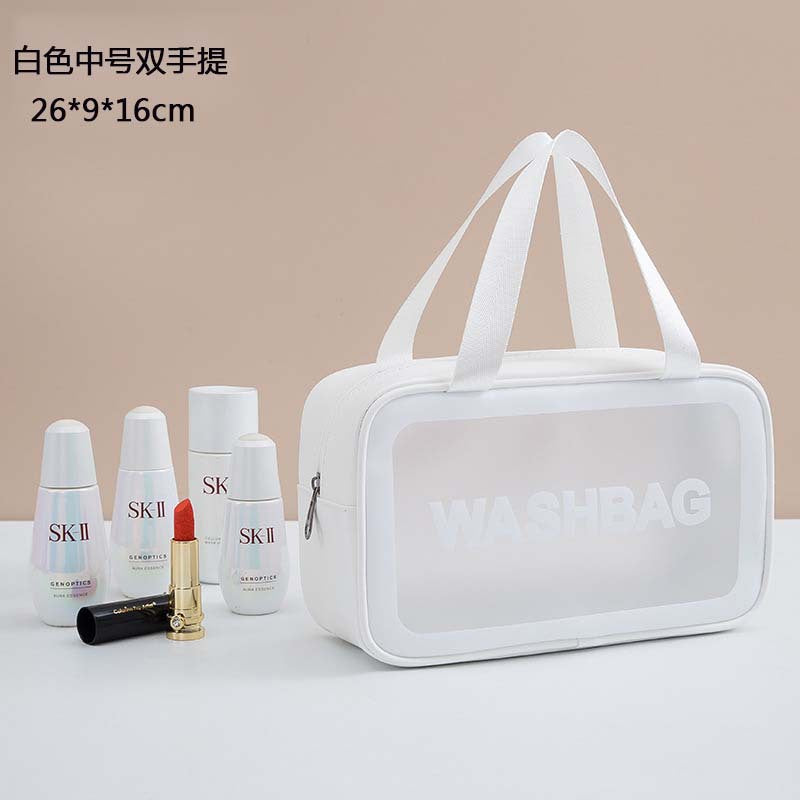 PVC cosmetic toilet bag waterproof portable large capacity swimming bag bath bag cosmetic bag fitness travel storage bag