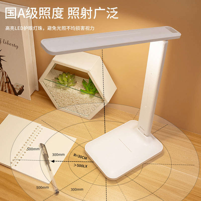 Led folding desk lamp - eye protection bedside lamp - student study special - ambient usb night light - bedroom dorm reading light