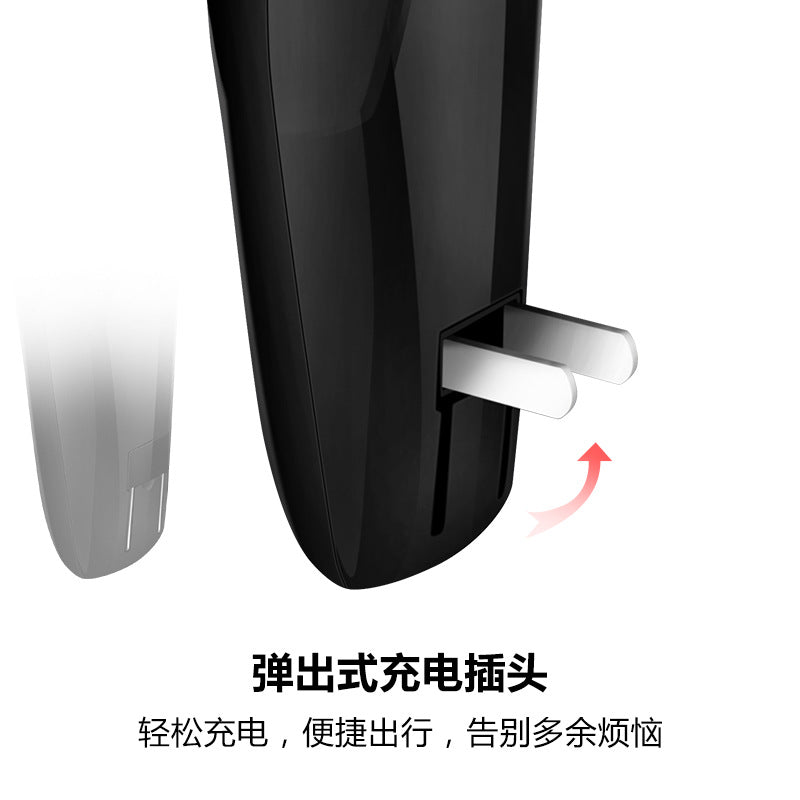 Shavermen double-headed razor washable clipper rechargeable beard razor genuine shaving waterproofwaterproof wash