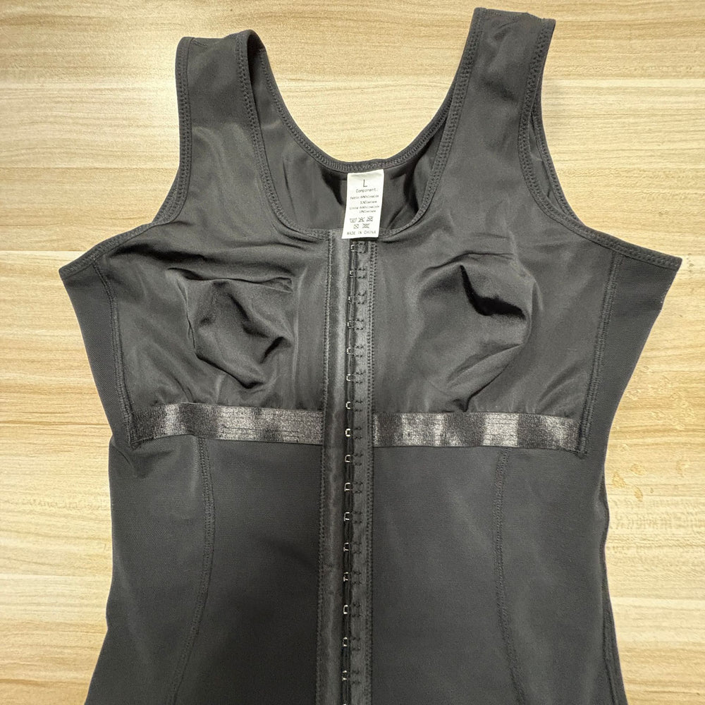 popular laminated one-piece vest body shaping garment, hip lifting, tight-fitting sleeveless body shaping jumpsuit for women