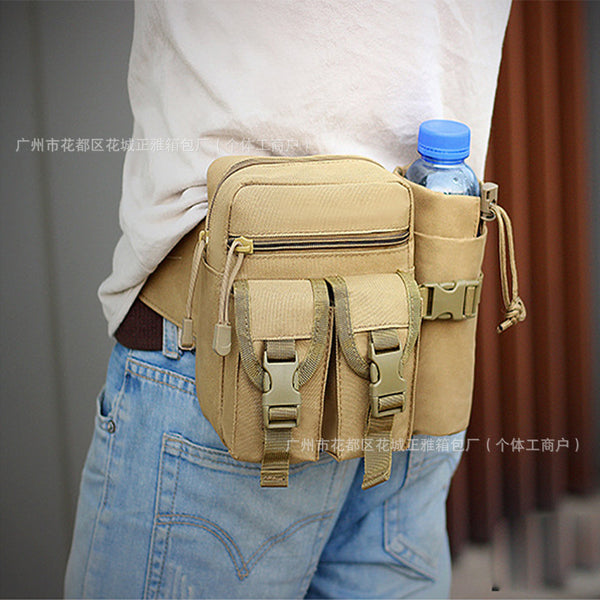 Zhengya tactical fanny pack men's multi-functional sports waterproof small fanny pack fishing satchel construction site new kit outdoor