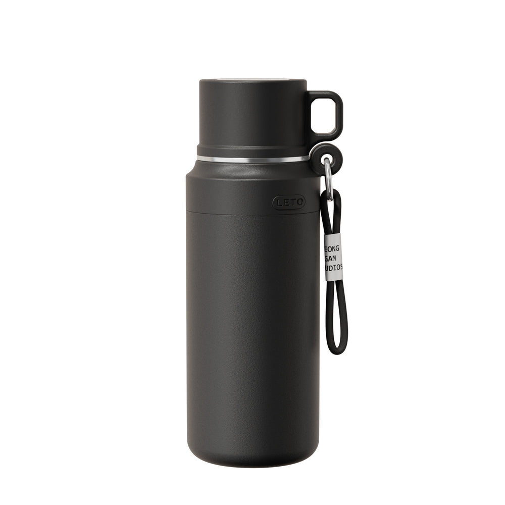 Outdoor 316 stainless steel double-walled vacuum insulated large capacity thermos - men's travel hiking tea infuser bottle