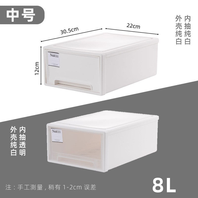 Japanese drawer type wardrobe storage box clothing underwear storage cabinet book sorting locker drawer type storage box
