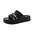 Summer outwear slippers new arrival student fashion beach roman one-line easiest for matchnon-slip soft bottom sandals thick solecasual