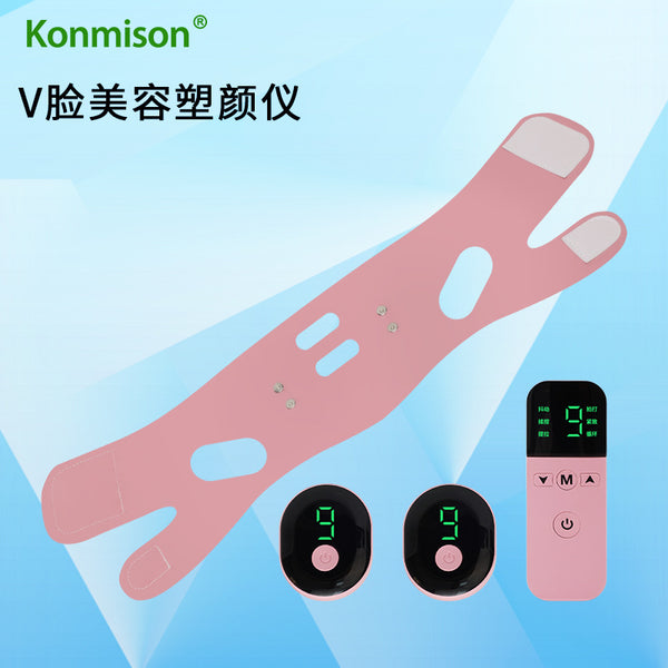 Intelligent EMS Micro Current Electric Massage Face Sculptor Face Mask Face Massager V Face Bandage Beauty Instrument Cross-border