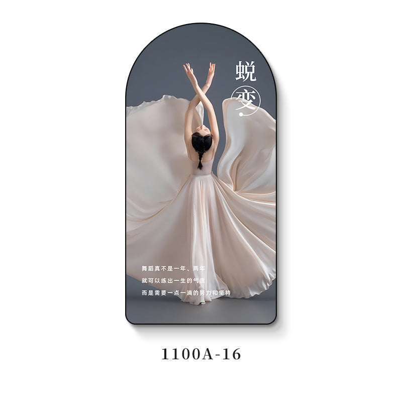 Ballet room wall decoration painting girl dance studio inspirational casual painting art training class institution wall painting