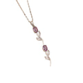 [titanium steel] cross-border popular versatile rose necklace for women ins fashion simple and high-end clavicle chain jewelry