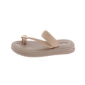 2026 new cross-border hot-selling thong sandals for women - summer outdoor fashion thick-soled flip-flops beach slippers