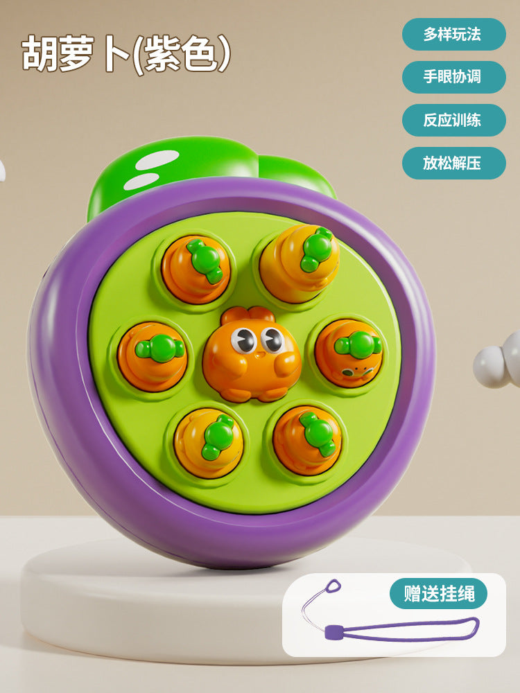 Large whack-a-mole kids toy - early education & brain training game machine for toddlers, stress relief, gift for boys & girls ages 1-3