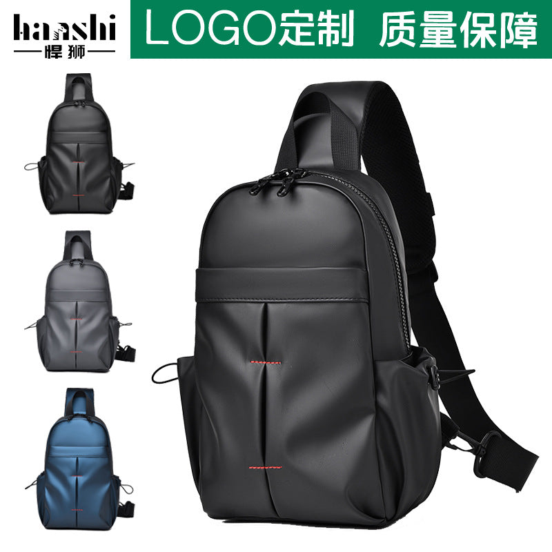 Fashion Men's Breast Bag Premium Casual Women's Crossbody Bag Trendy Lightweight Waterproof Shoulder Bag Travel Shoulder Chest Bag