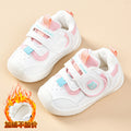 Toddler shoes for baby boys 0-1-3 years old, autumn/winter infant and toddler shoes for baby girls, soft sole non-slip, fleece-lined, extra thick cotton shoes