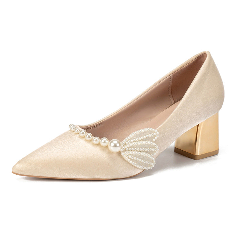 Ready-to-ship 2022 new red bridal shoes, engagement shoes, chunky heel red wedding shoes, bridesmaid performance shoes