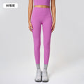 Summer high-waisted butt-lifting yoga pants - no camel toe, stretchy, workout leggings, 7/8 length, barely-there feel - yoga apparel 19108