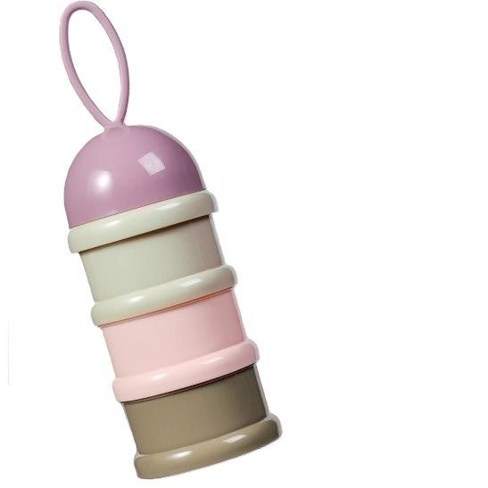 English Boxed Baby Milk Powder Box Independent Layered Milk Powder Grid Children's Portable Milk Powder Box Three-layer Sealed Milk Powder Box